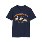 "Walking With Jesus... Mostly Stumbling" T-Shirt