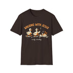"Walking With Jesus... Mostly Stumbling" T-Shirt