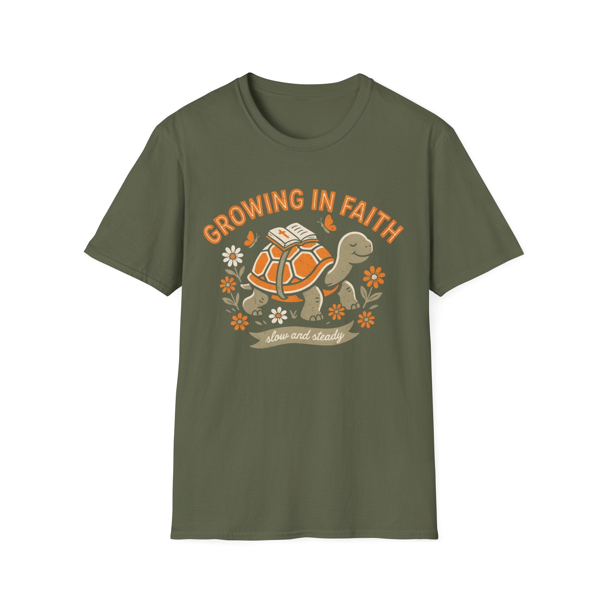 Turtle – "Growing in Faith" T-Shirt