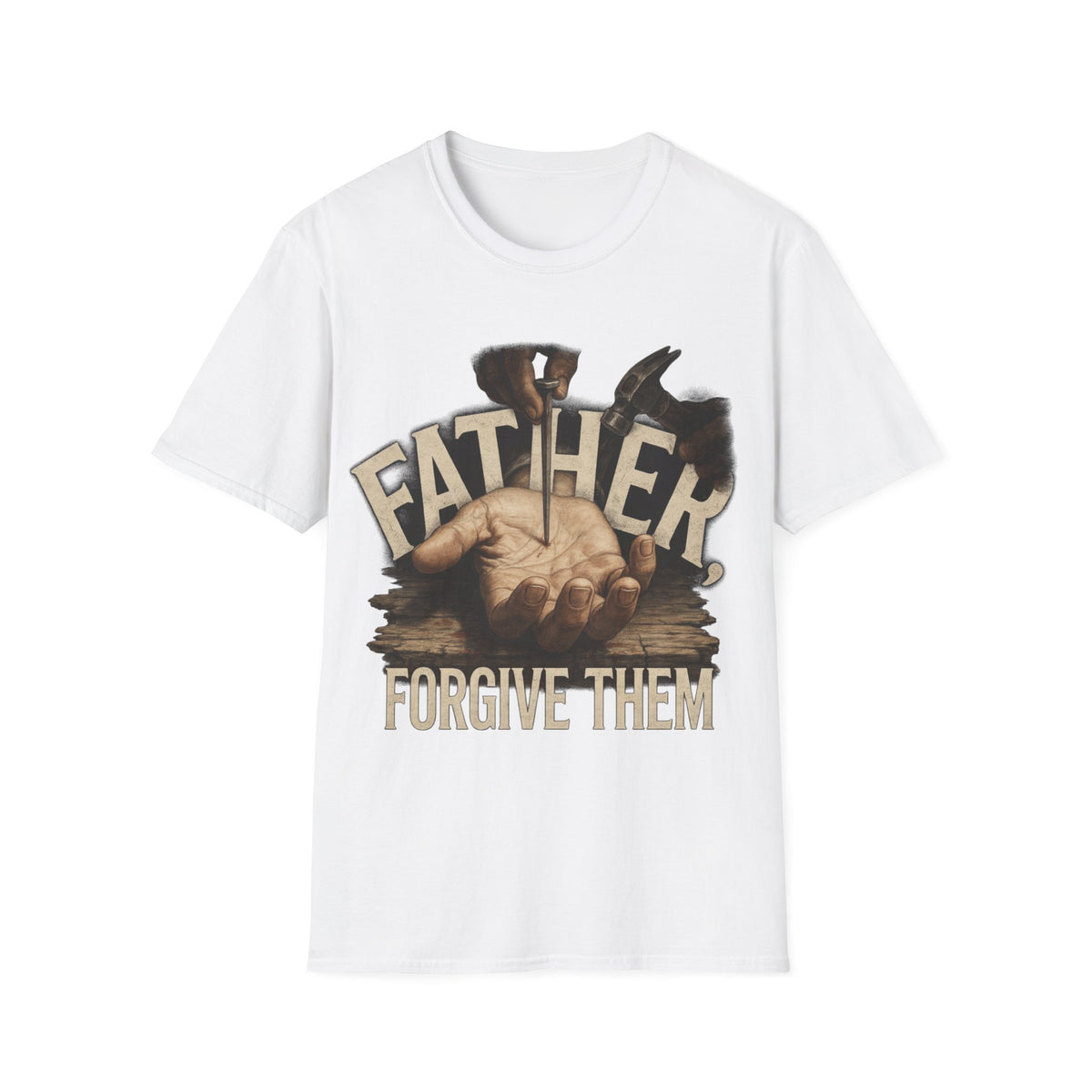 The moment before the nail, Father Forgive Them T-Shirt