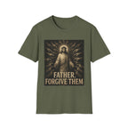 Jesus surrounded by accusing hands, Father Forgive Them T-Shirt