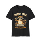 "Saved by Grace, Fueled by Snacks" T-Shirt