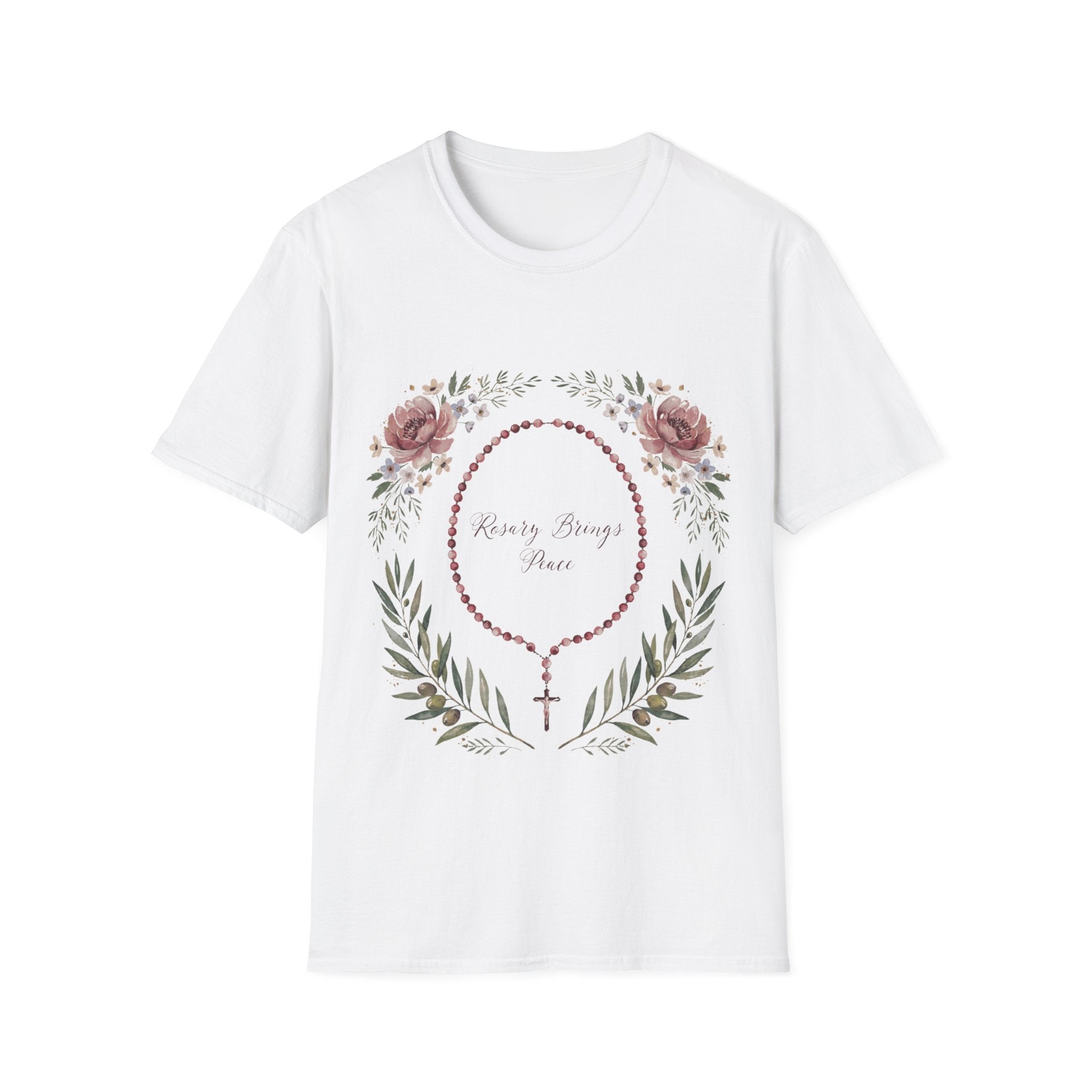 Rosary Brings Peace T-Shirt