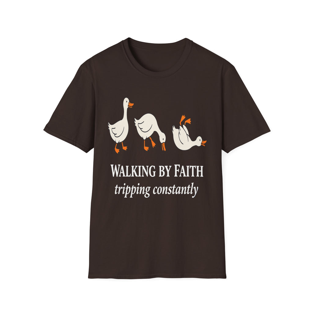 Walking By Faith Tripping Constantly T-Shirt