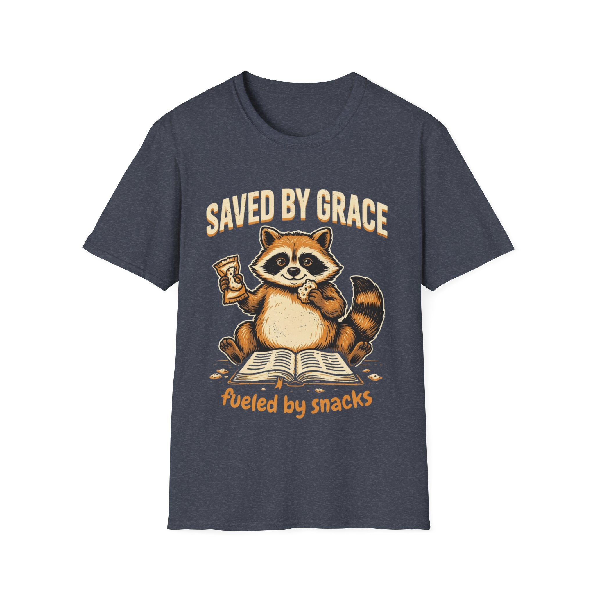 "Saved by Grace, Fueled by Snacks" T-Shirt