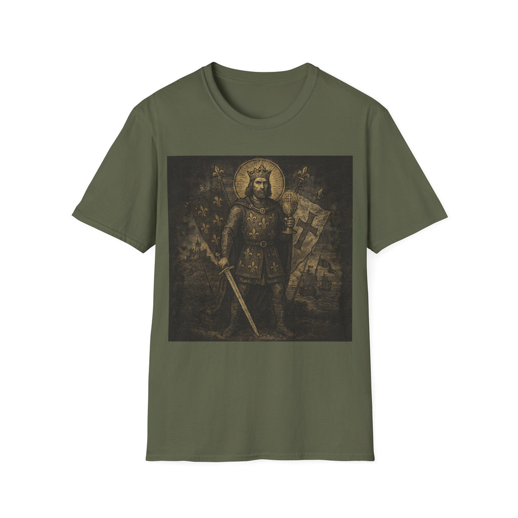 St. Louis IX Crusader King T-Shirt