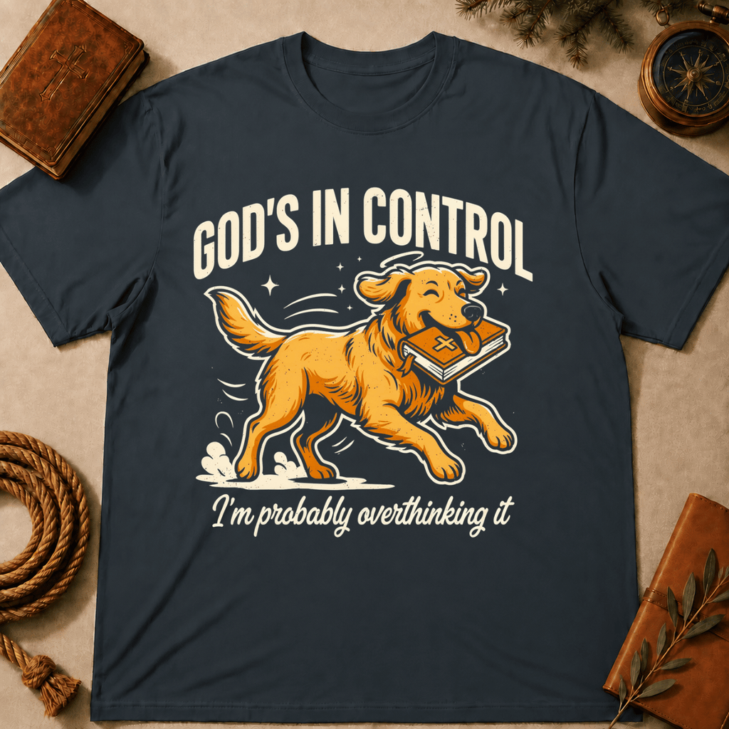 Golden Retriever – "Probably Overthinking It" T-Shirt