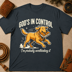 Golden Retriever – "Probably Overthinking It" T-Shirt