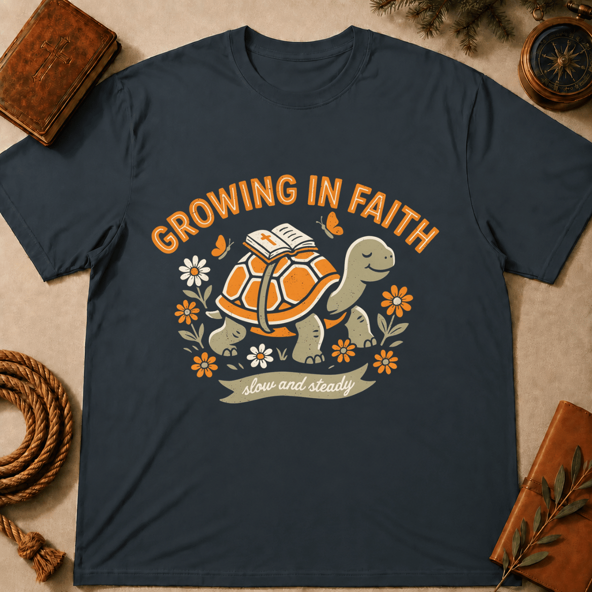 Turtle – "Growing in Faith" T-Shirt