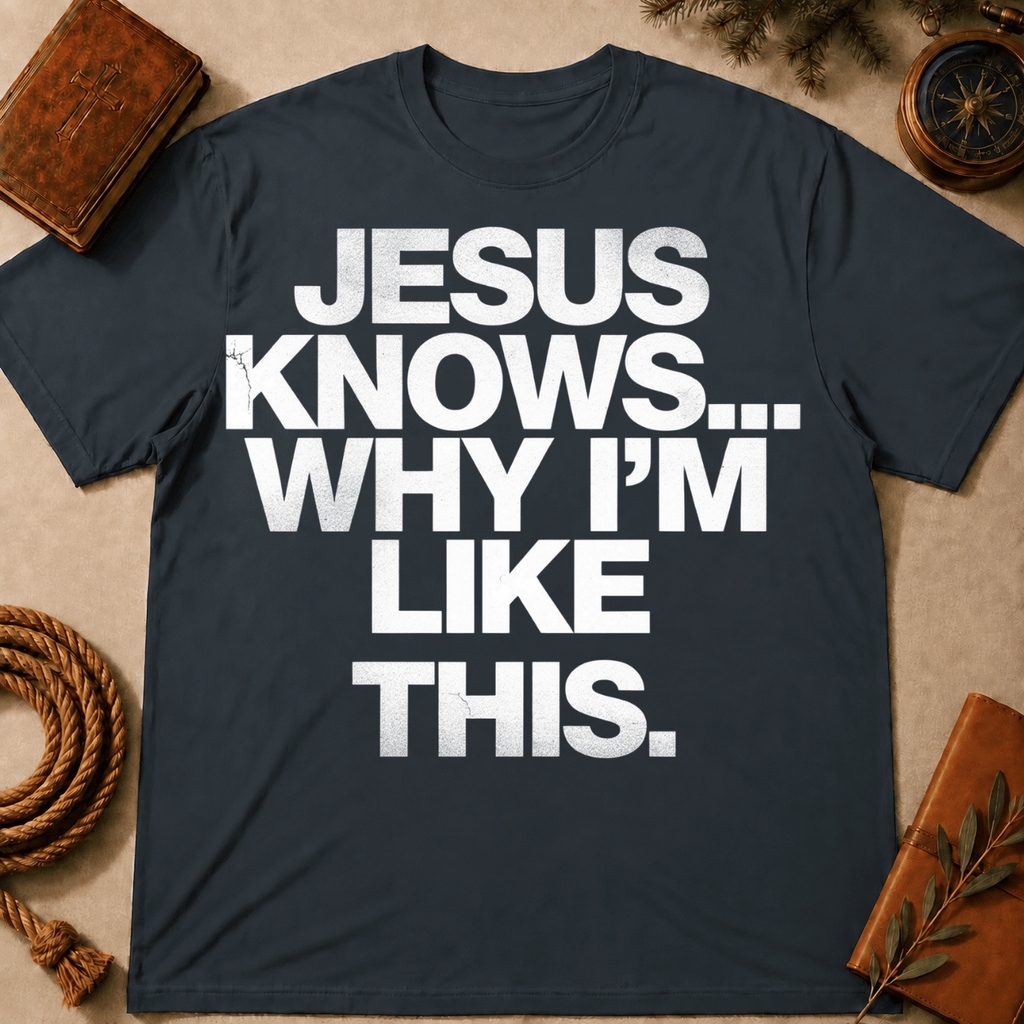 Jesus Knows Why I'm Like This T-Shirt