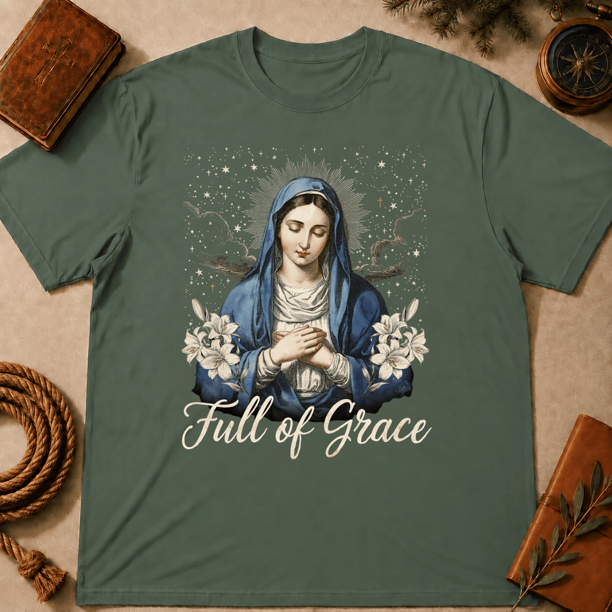 Queen of Heaven – Full of Grace T-Shirt