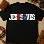 Jesus Saves USA Flag T-Shirt