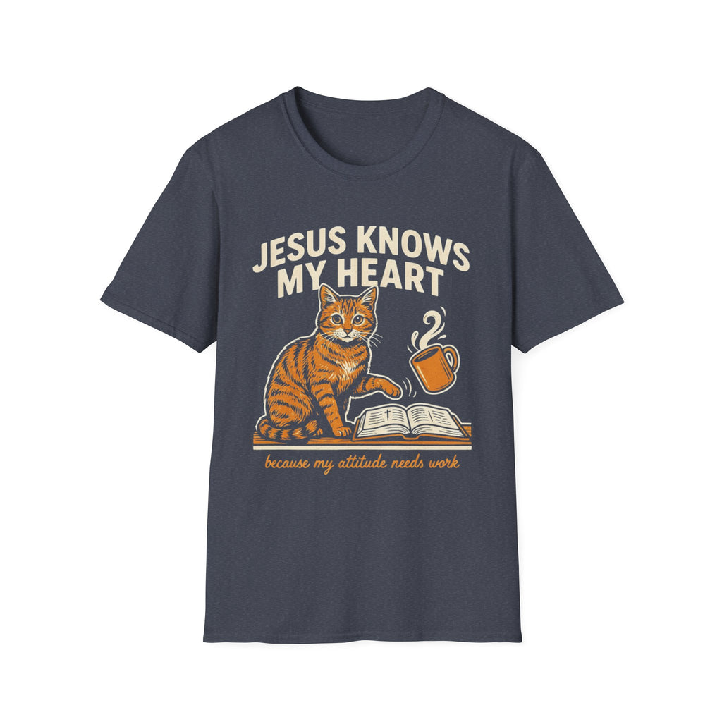 Cat – "Jesus Knows My Heart" T-Shirt