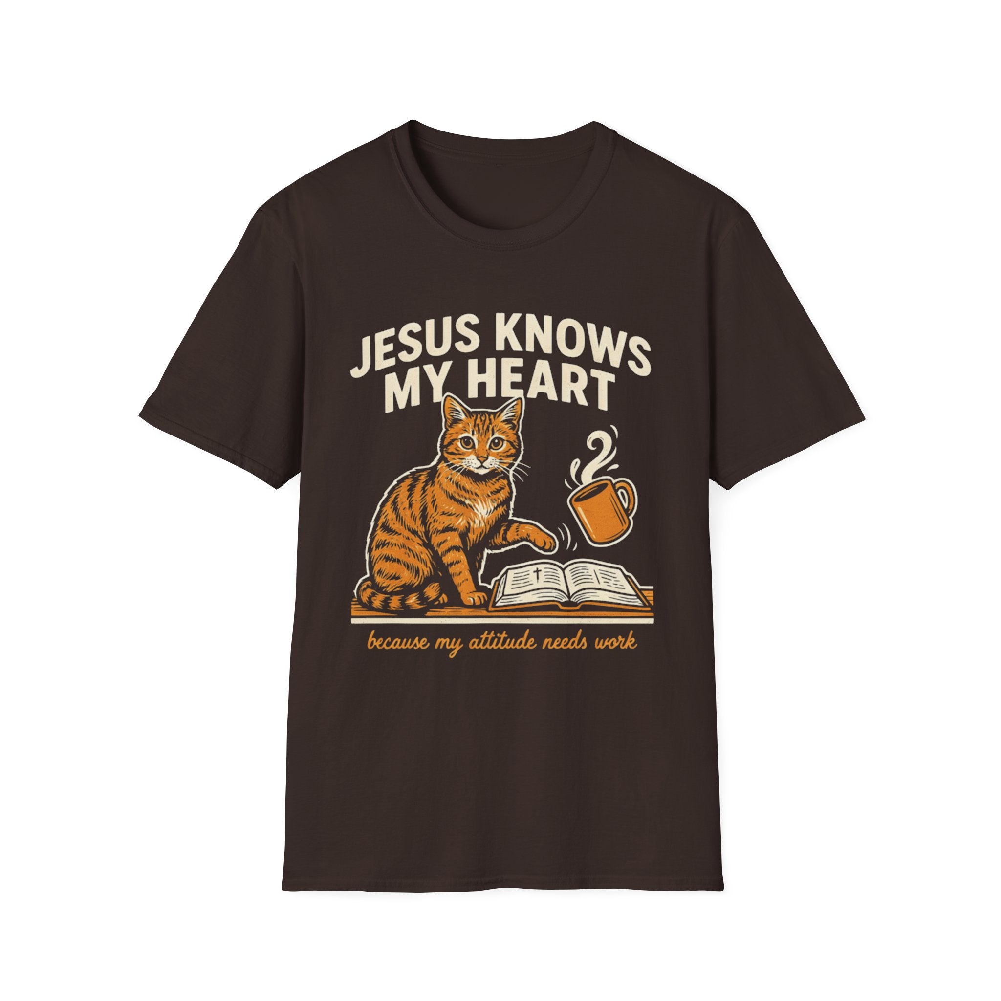 Cat – "Jesus Knows My Heart" T-Shirt
