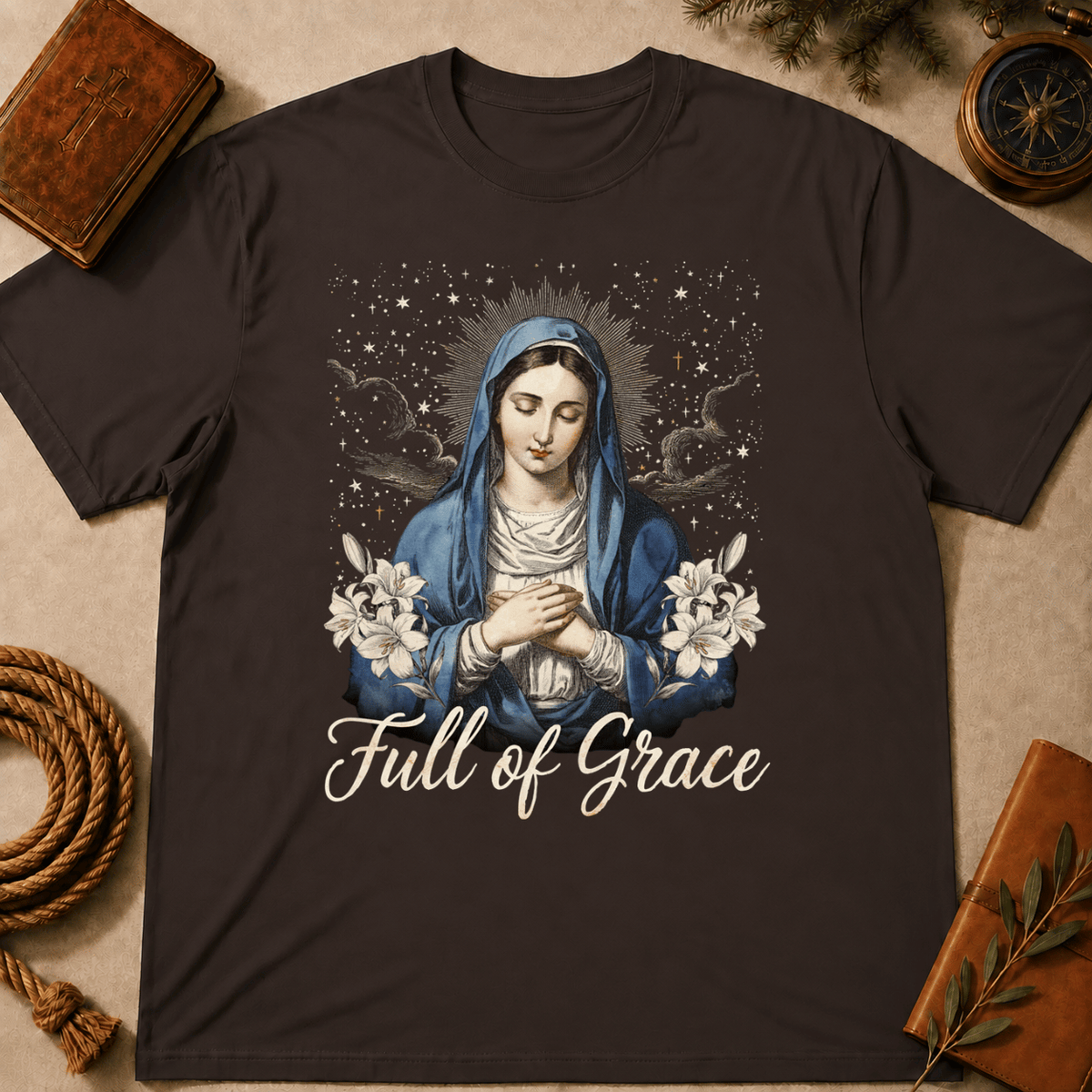 Queen of Heaven – Full of Grace T-Shirt