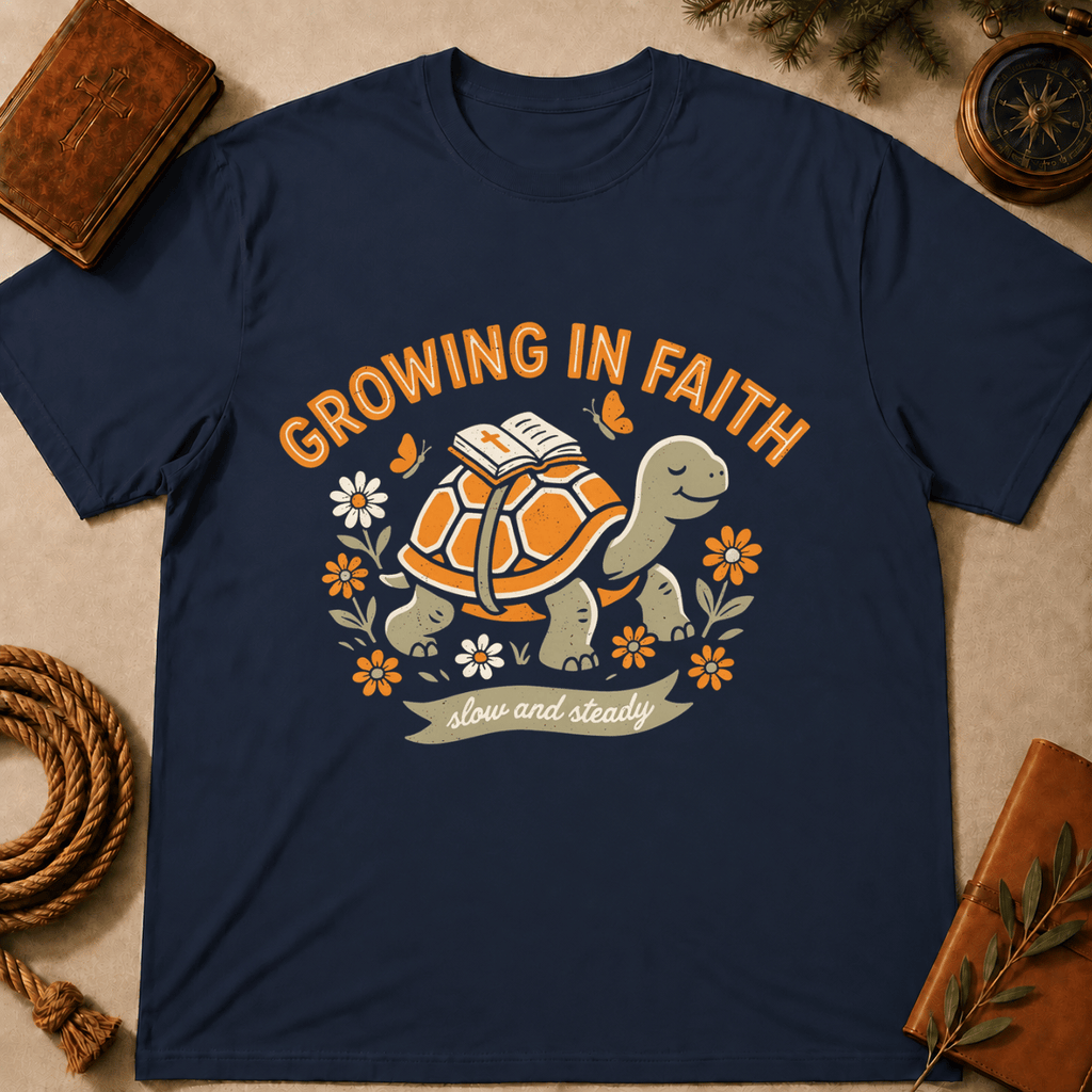 Turtle – "Growing in Faith" T-Shirt