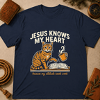 Cat – "Jesus Knows My Heart" T-Shirt