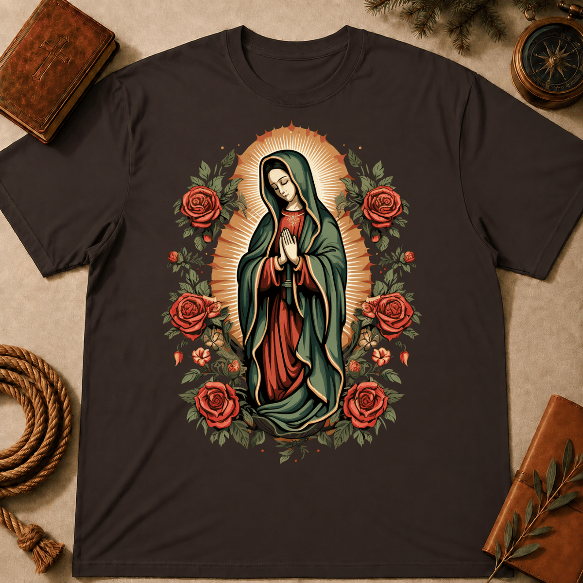 Our Lady of Guadalupe Roses T-Shirt