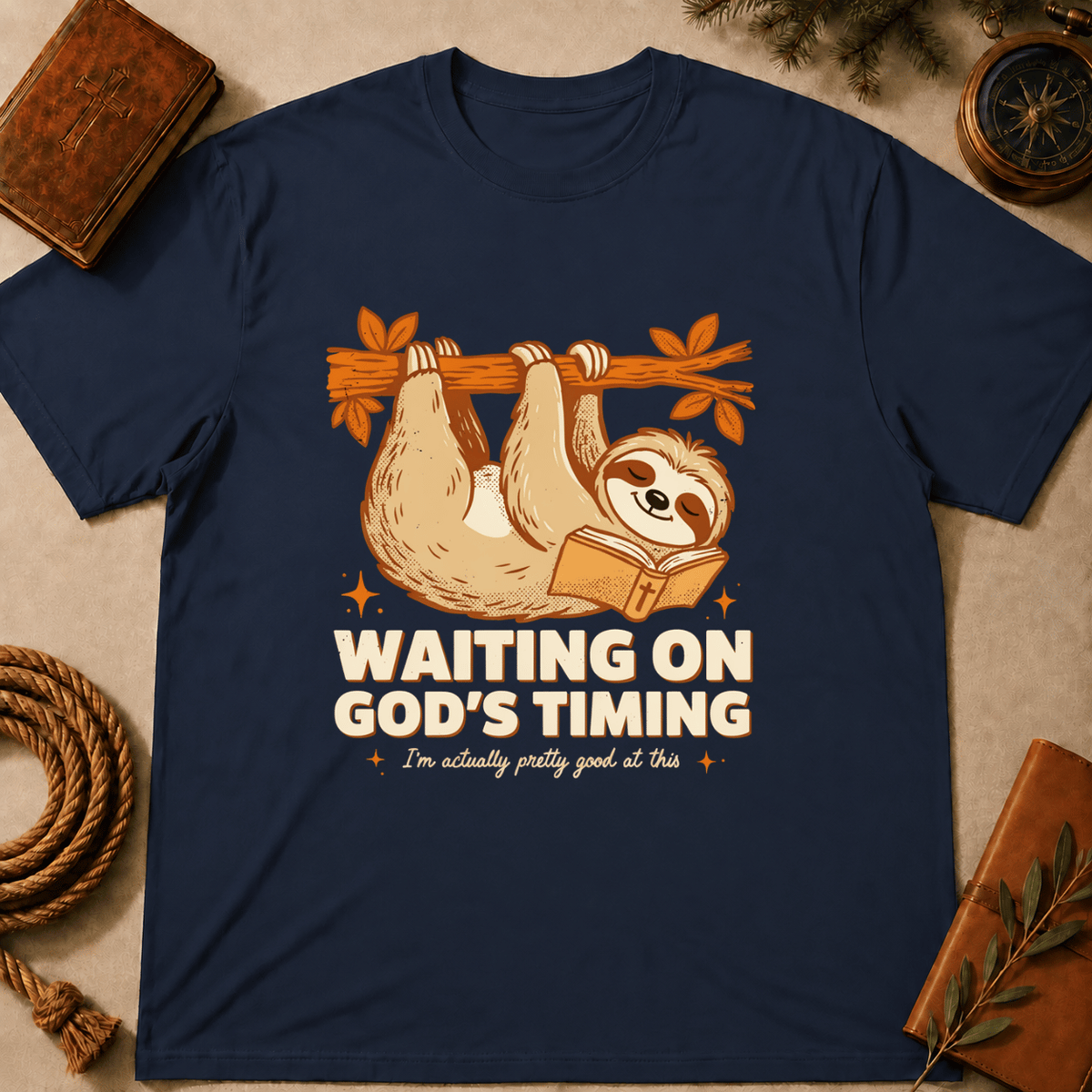 Sloth – "Waiting on God's Timing" T-Shirt