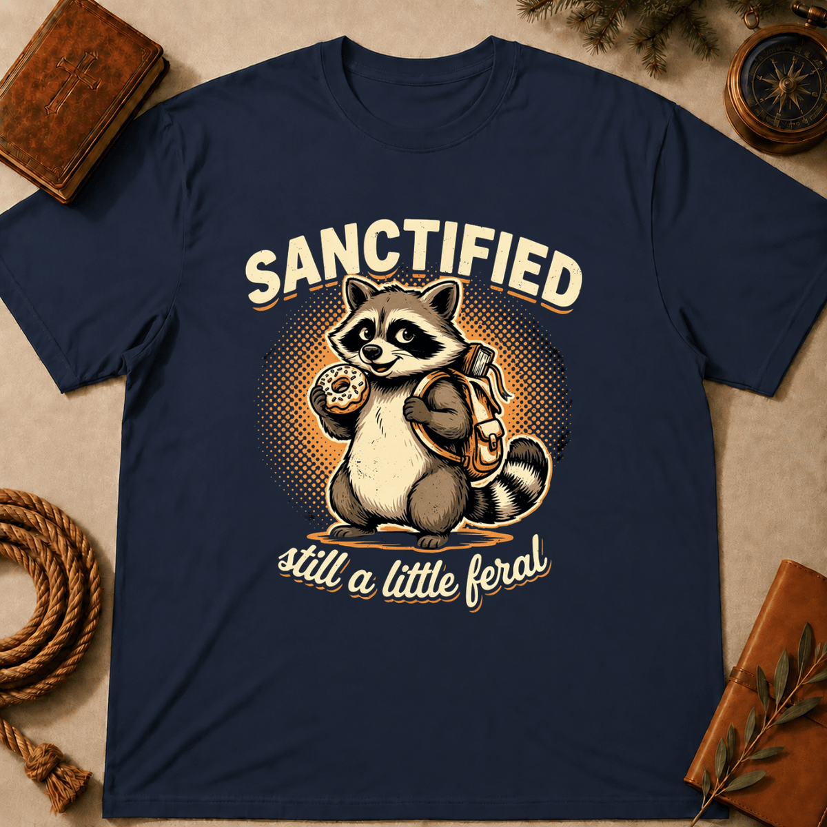 Raccoon – "Sanctified but Feral" T-Shirt