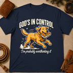 Golden Retriever – "Probably Overthinking It" T-Shirt