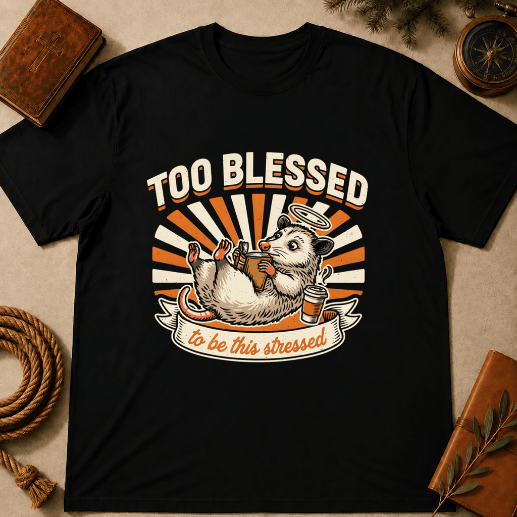 "Too Blessed to Be This Stressed" T-Shirt