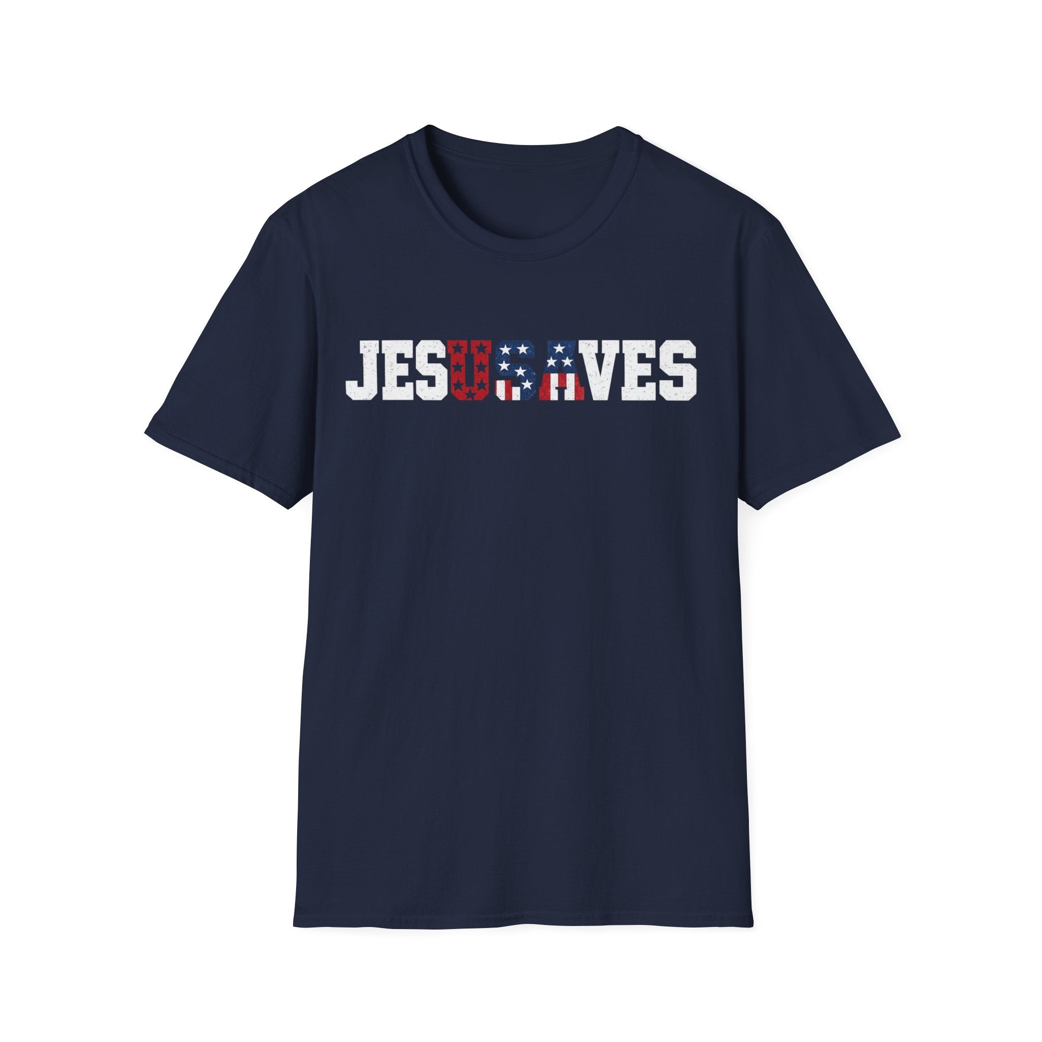 Jesus Saves USA Flag T-Shirt