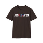 Jesus Saves USA Flag T-Shirt