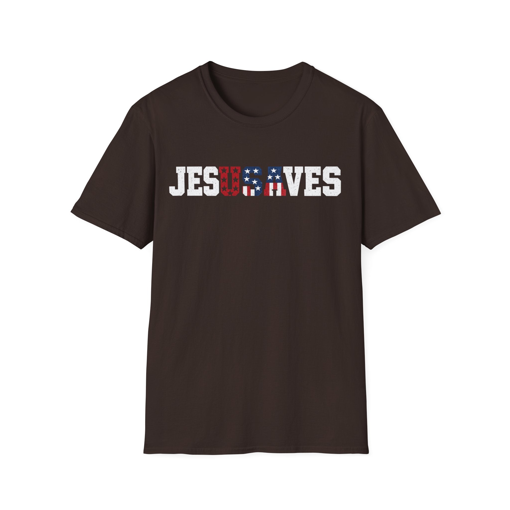 Jesus Saves USA Flag T-Shirt