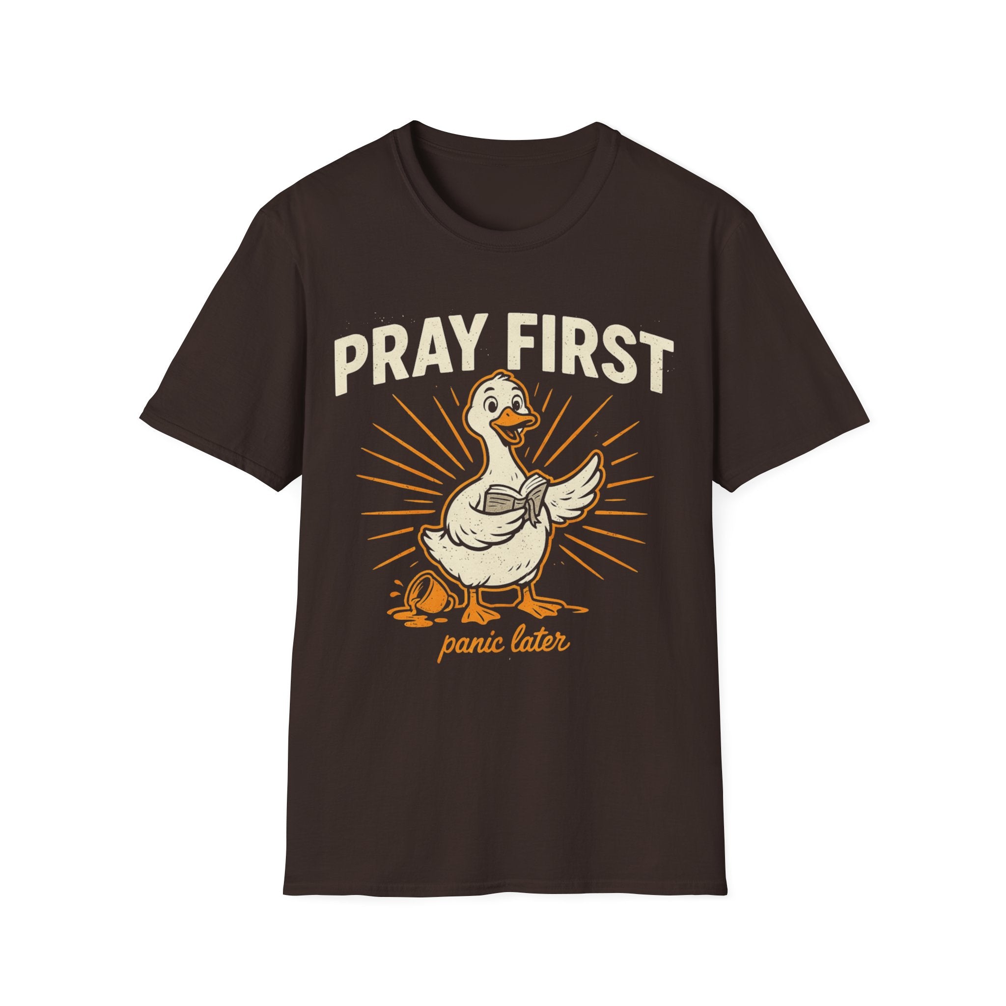 "Pray First, Panic Later" T-Shirt