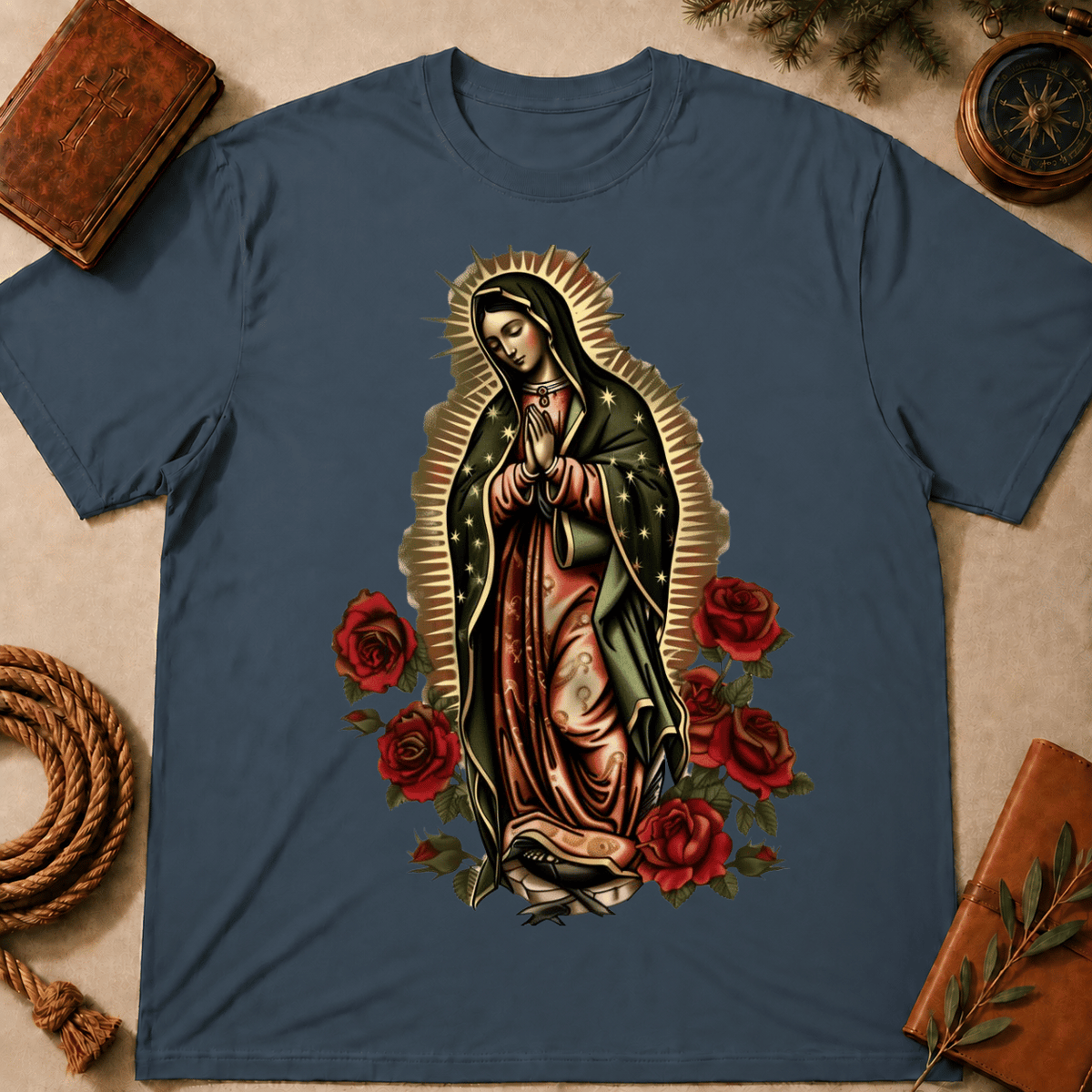 Virgen De Guadalupe Sant Mary Virgin Y Querida T-Shirt