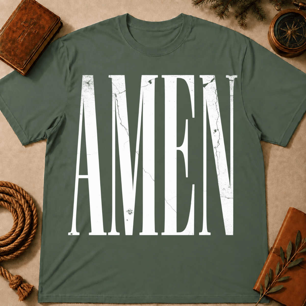 AMEN BOLD TEXT T-Shirt