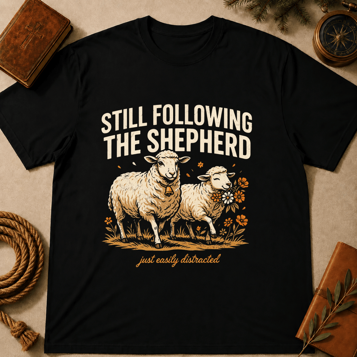 Sheep – "Still Following the Shepherd" T-Shirt