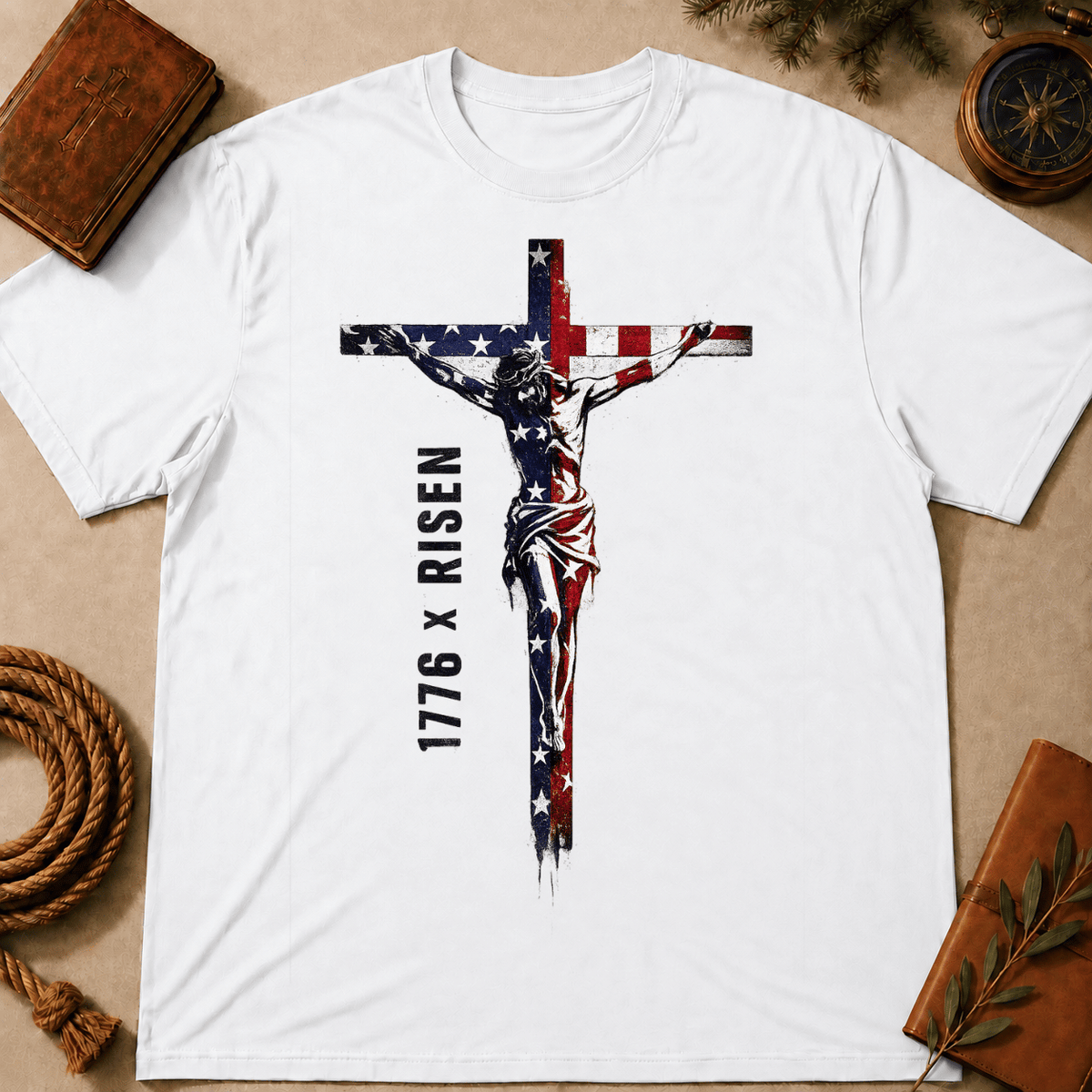 1776 Jesus Risen T-Shirt