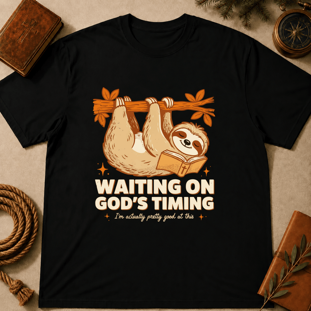 Sloth – "Waiting on God's Timing" T-Shirt