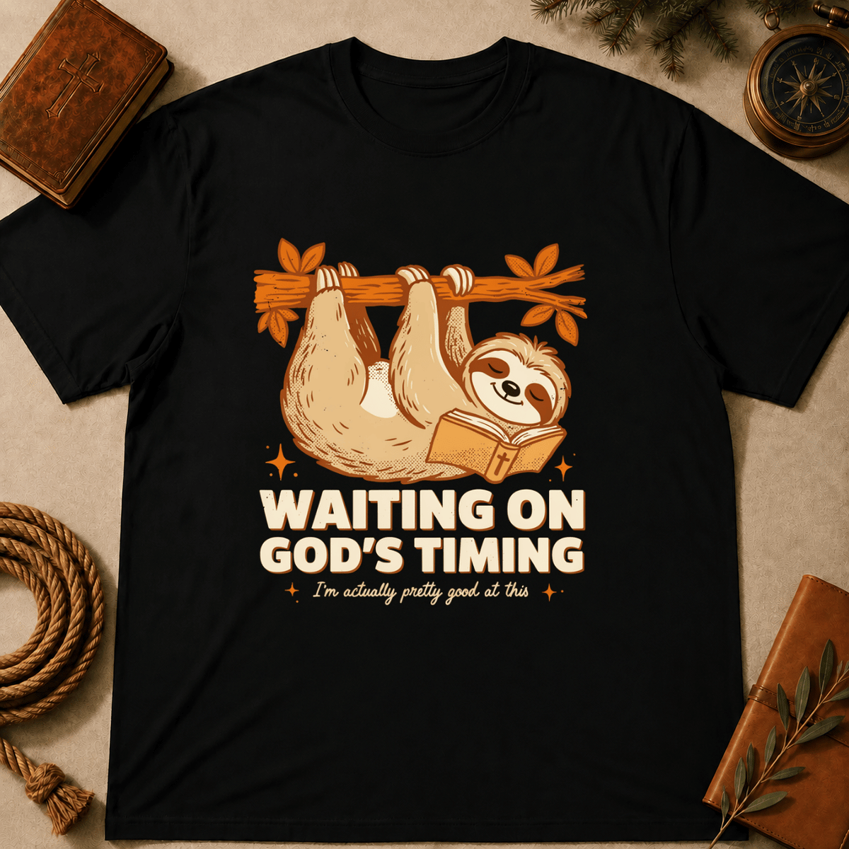 Sloth – "Waiting on God's Timing" T-Shirt