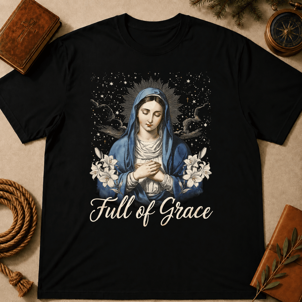 Queen of Heaven – Full of Grace T-Shirt