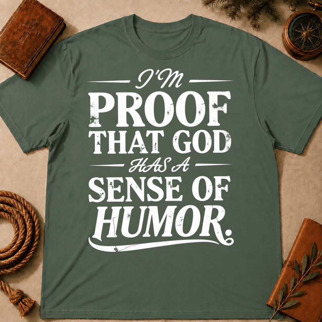 I'm Proof That God Has Sens of Humor T-Shirt