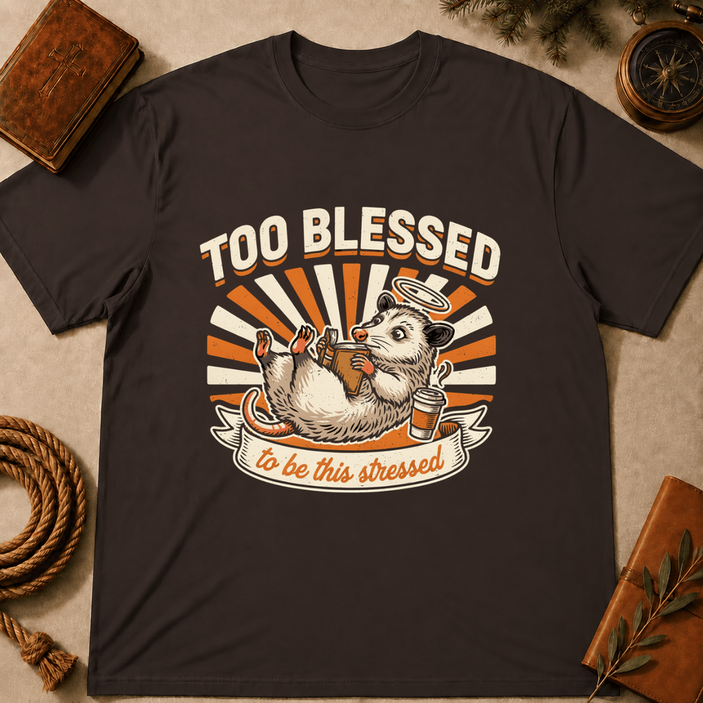 "Too Blessed to Be This Stressed" T-Shirt