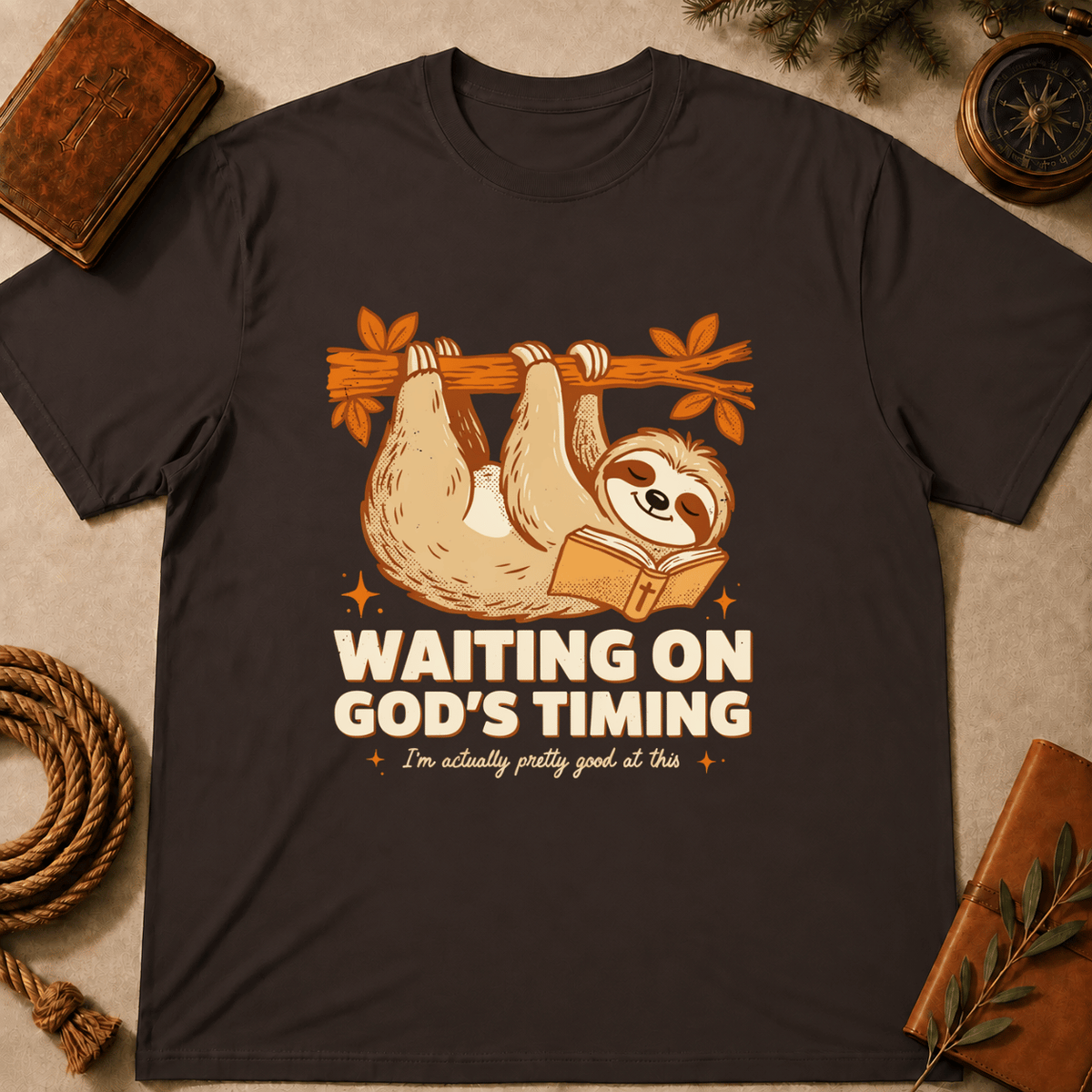 Sloth – "Waiting on God's Timing" T-Shirt
