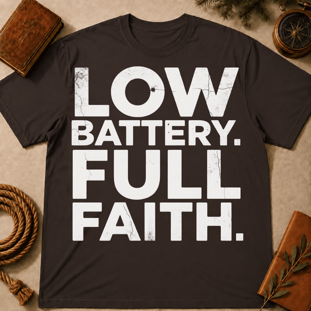 Low Battery Full Faith T-Shirt