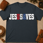 Jesus Saves USA Flag T-Shirt
