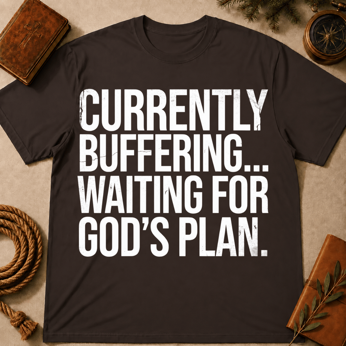 Currently Buffering Waiting For God's Plan T-Shirt