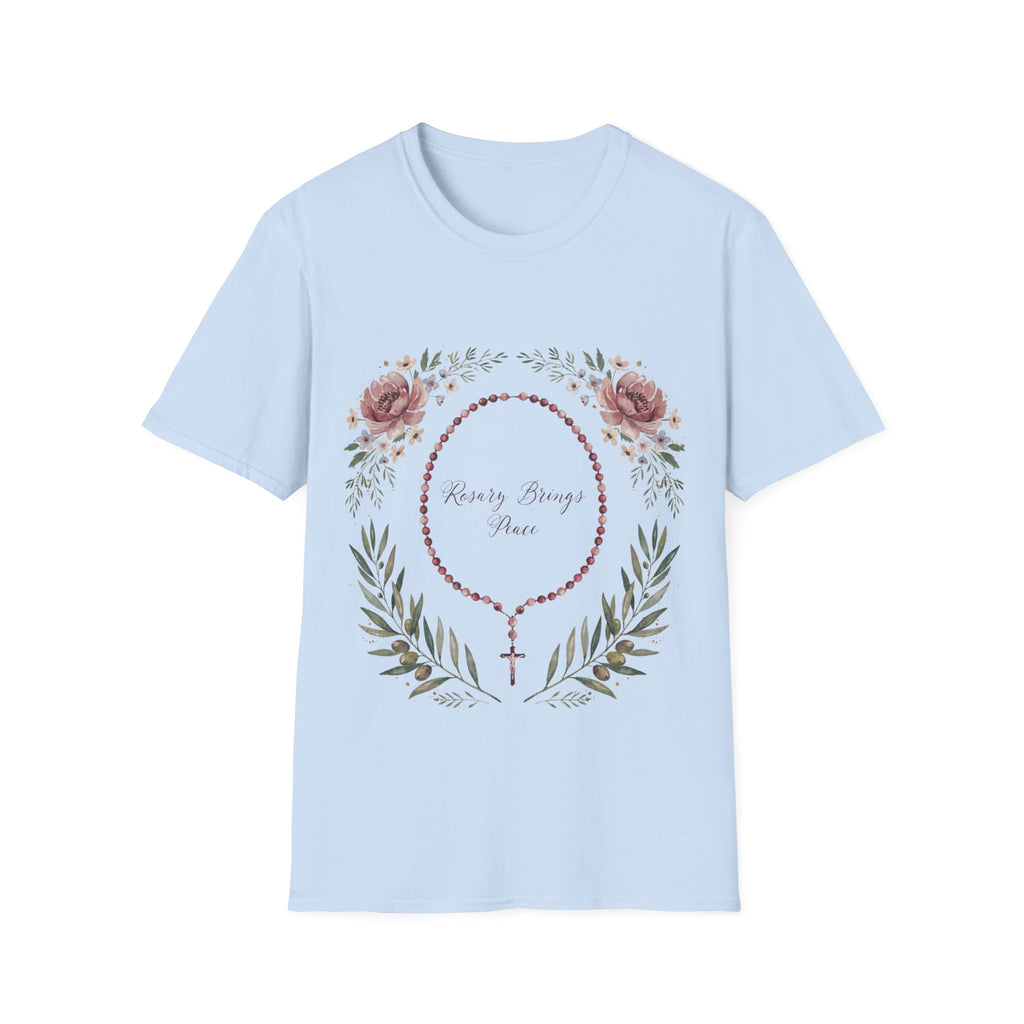 Rosary Brings Peace T-Shirt
