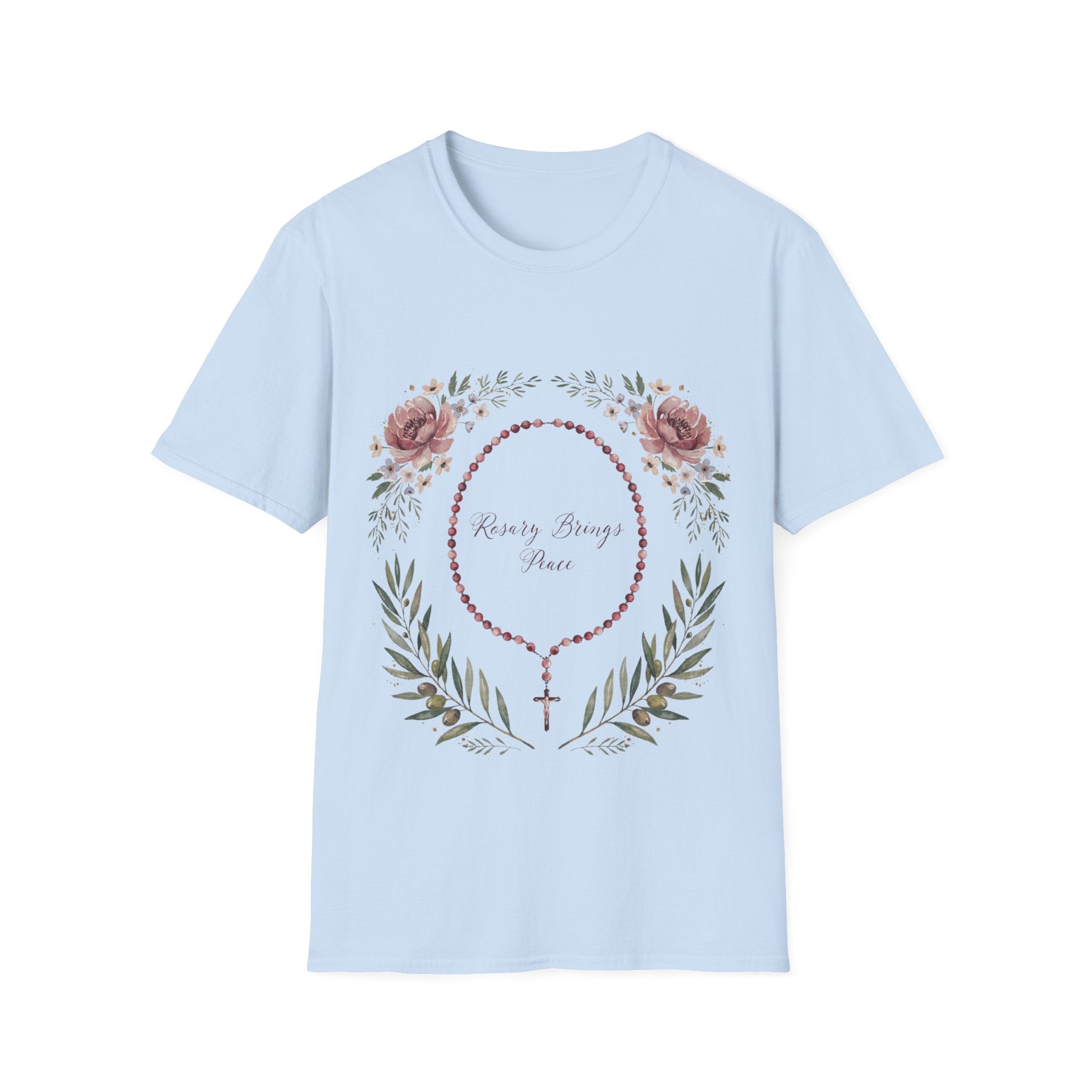 Rosary Brings Peace T-Shirt