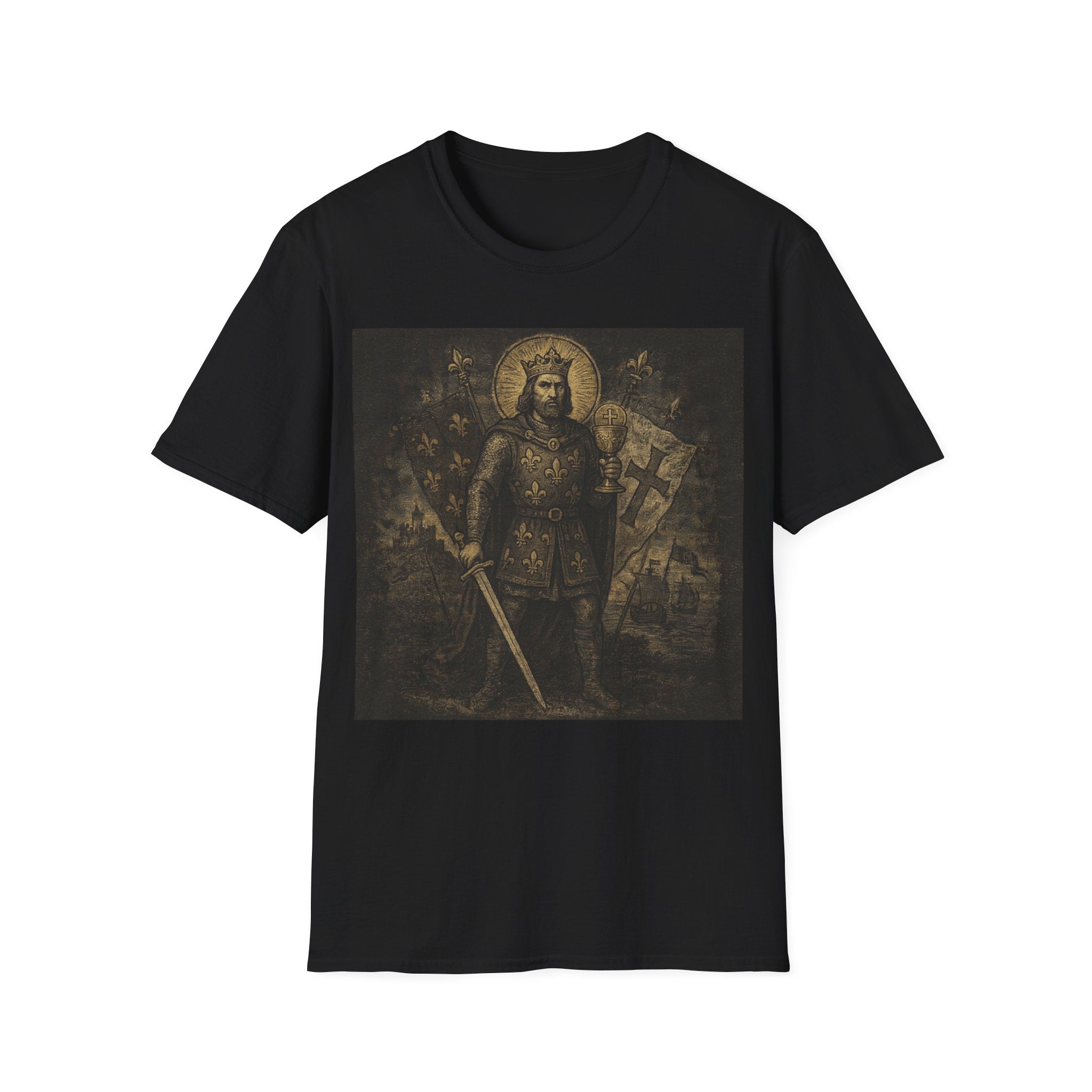 St. Louis IX Crusader King T-Shirt