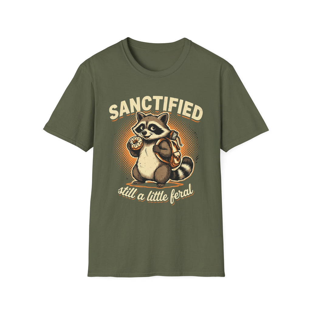 Raccoon – "Sanctified but Feral" T-Shirt