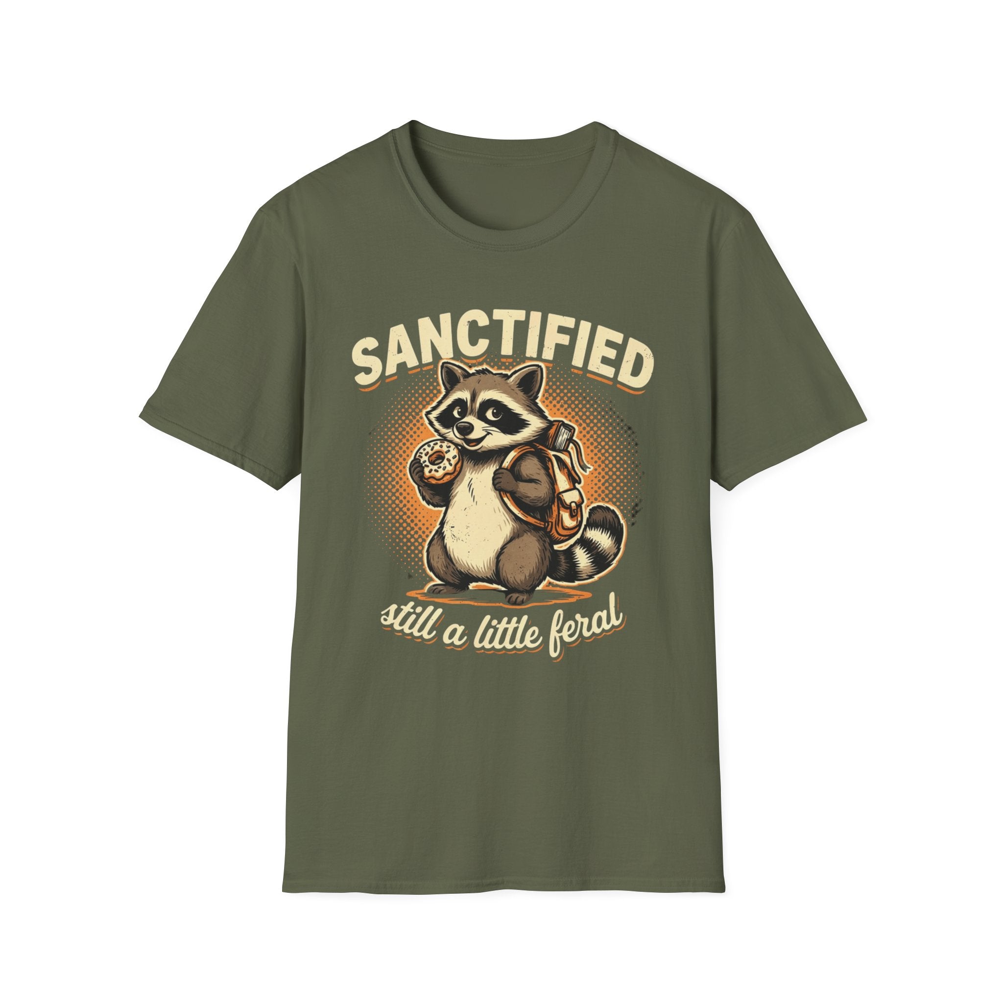 Raccoon – "Sanctified but Feral" T-Shirt