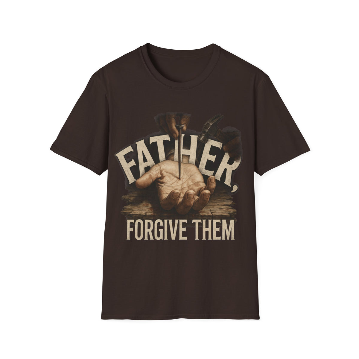 The moment before the nail, Father Forgive Them T-Shirt
