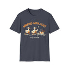 "Walking With Jesus... Mostly Stumbling" T-Shirt